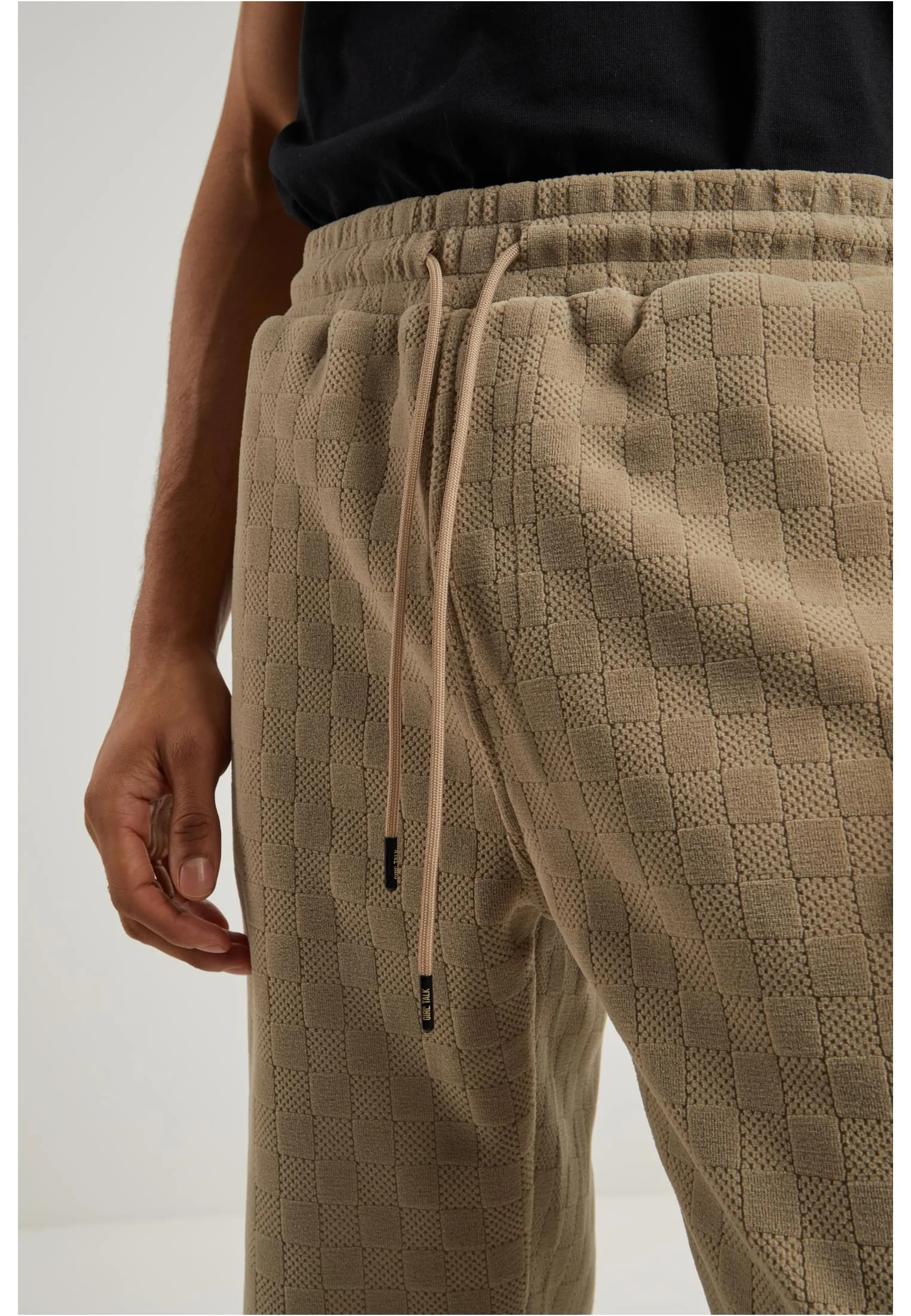 skwm-tb-TB6771_Mw15-03738 Jacquard Velvet Wide Sweatpants