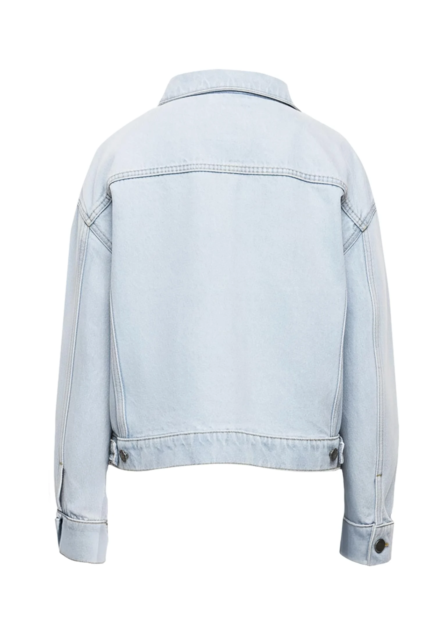 skwm-tb-TB6834_P2-12689 Ladies 80‘s Oversized Denim Jacket