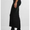 Ladies Rib High Slit Skirt