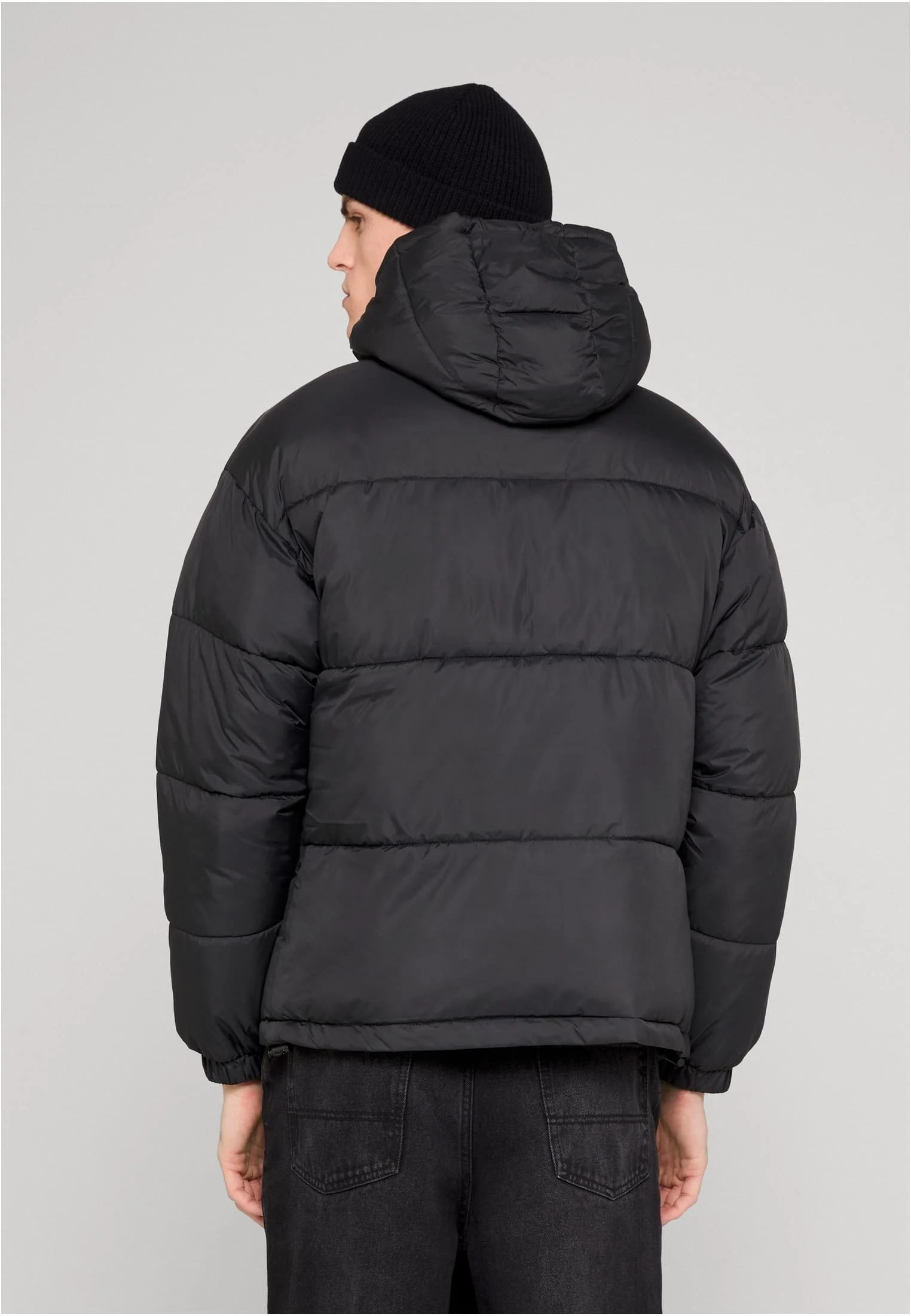 Basic Puffer Jacket With Hood