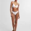Ladies Basic Cotton Tanga Lace 5-Pack