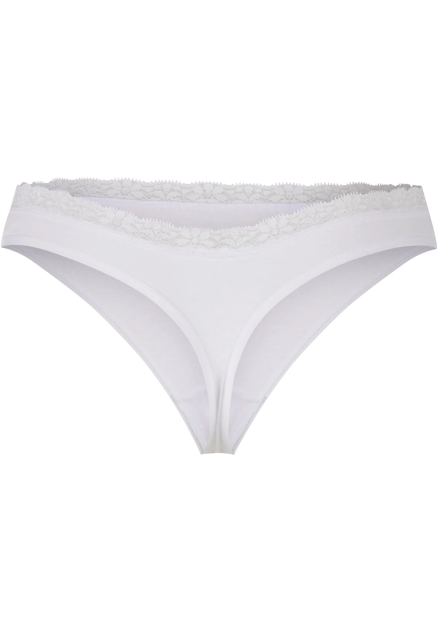 Ladies Basic Cotton Tanga Lace 5-Pack