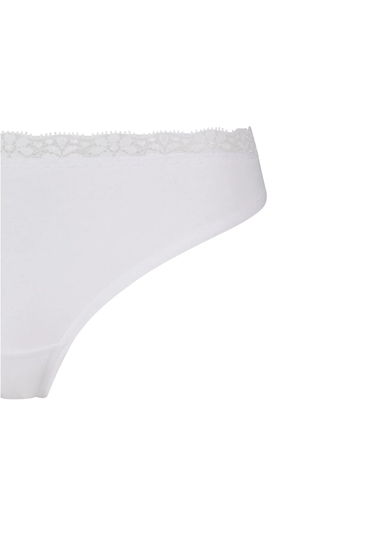Ladies Basic Cotton Tanga Lace 5-Pack