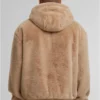 Full Zip Faux Fur Hoodie