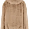 Full Zip Faux Fur Hoodie
