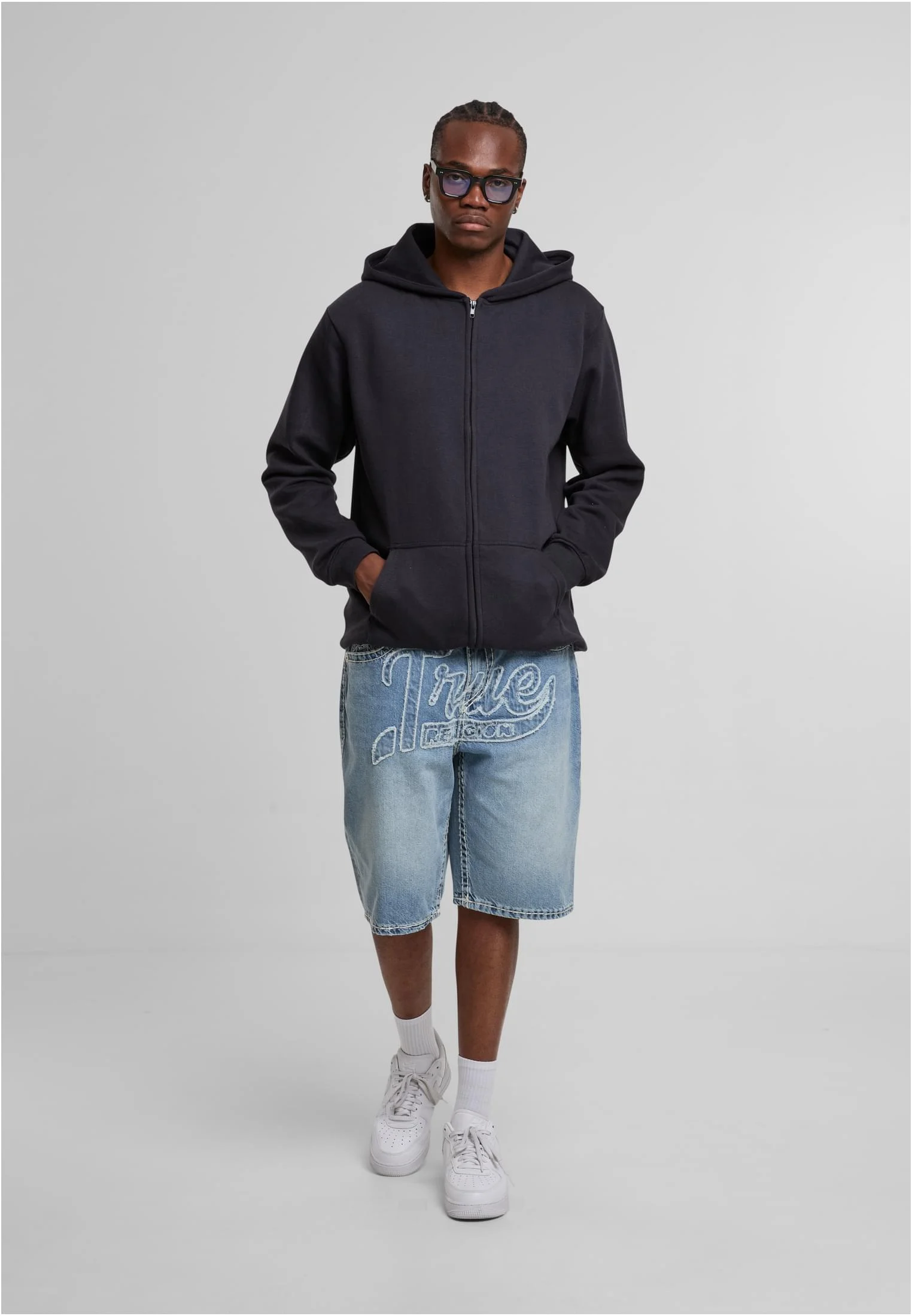 Basic Essential Zip Hoody