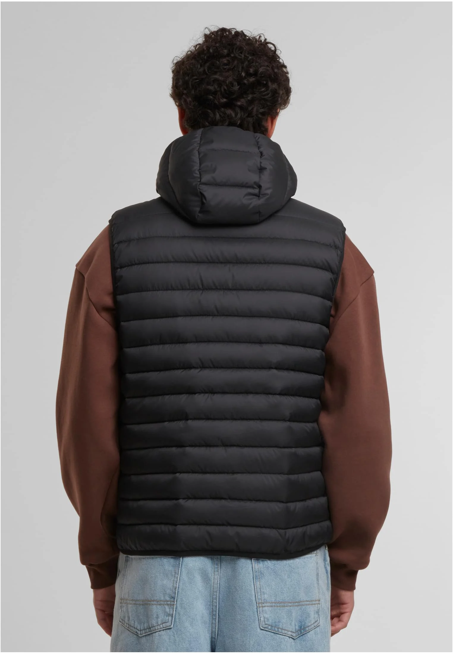 Basic Light Weigh Vest With Hood