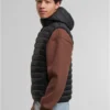 Basic Light Weigh Vest With Hood