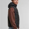Basic Light Weigh Vest With Hood