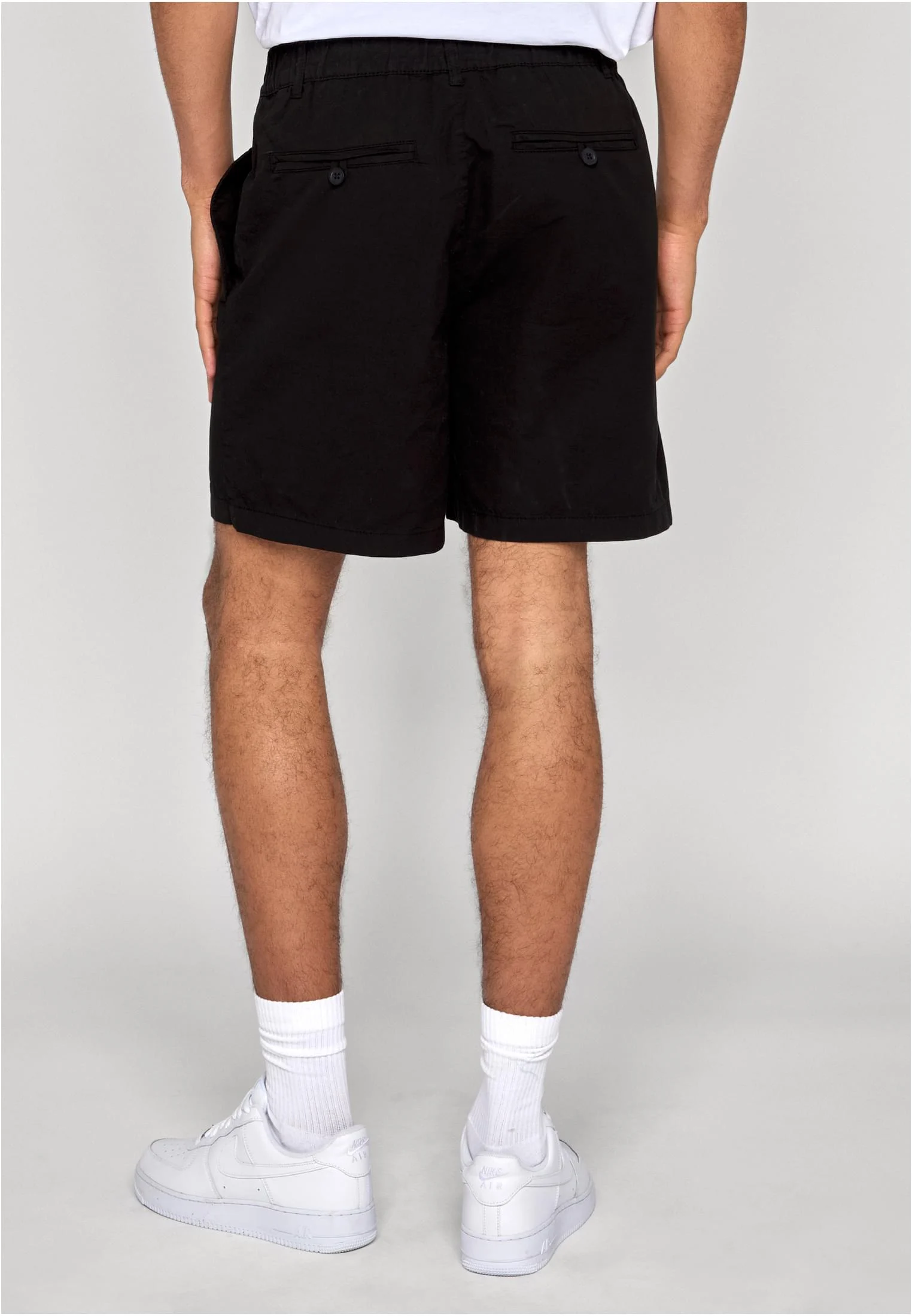 Bermuda Shorts With Elastic Waistband