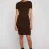skwm-tb-TB8275_Mw1-00075_04629bd5-8382-4375-a112-b4476e3ab772 Ladies Basic Slim Fit T-Shirt Dress