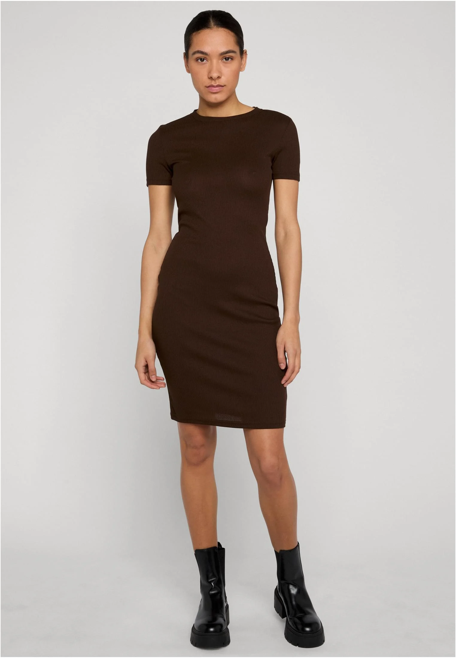 skwm-tb-TB8275_Mw1-00075_04629bd5-8382-4375-a112-b4476e3ab772 Ladies Basic Slim Fit T-Shirt Dress