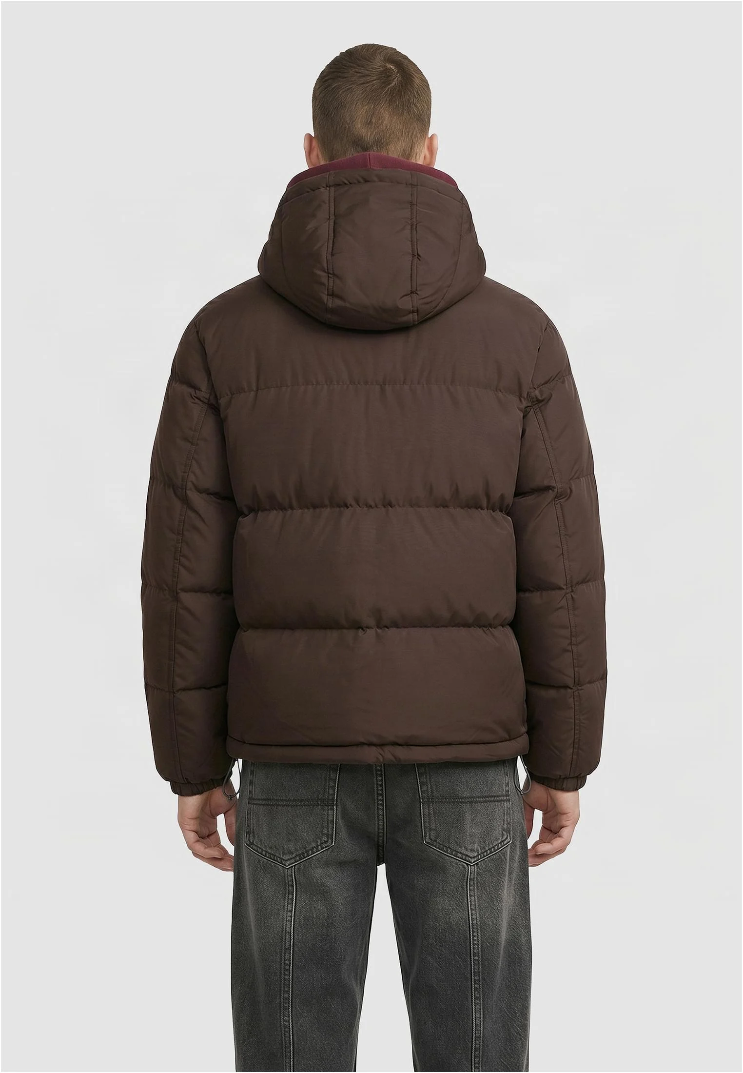 Basic Puffer Jacket with Hood