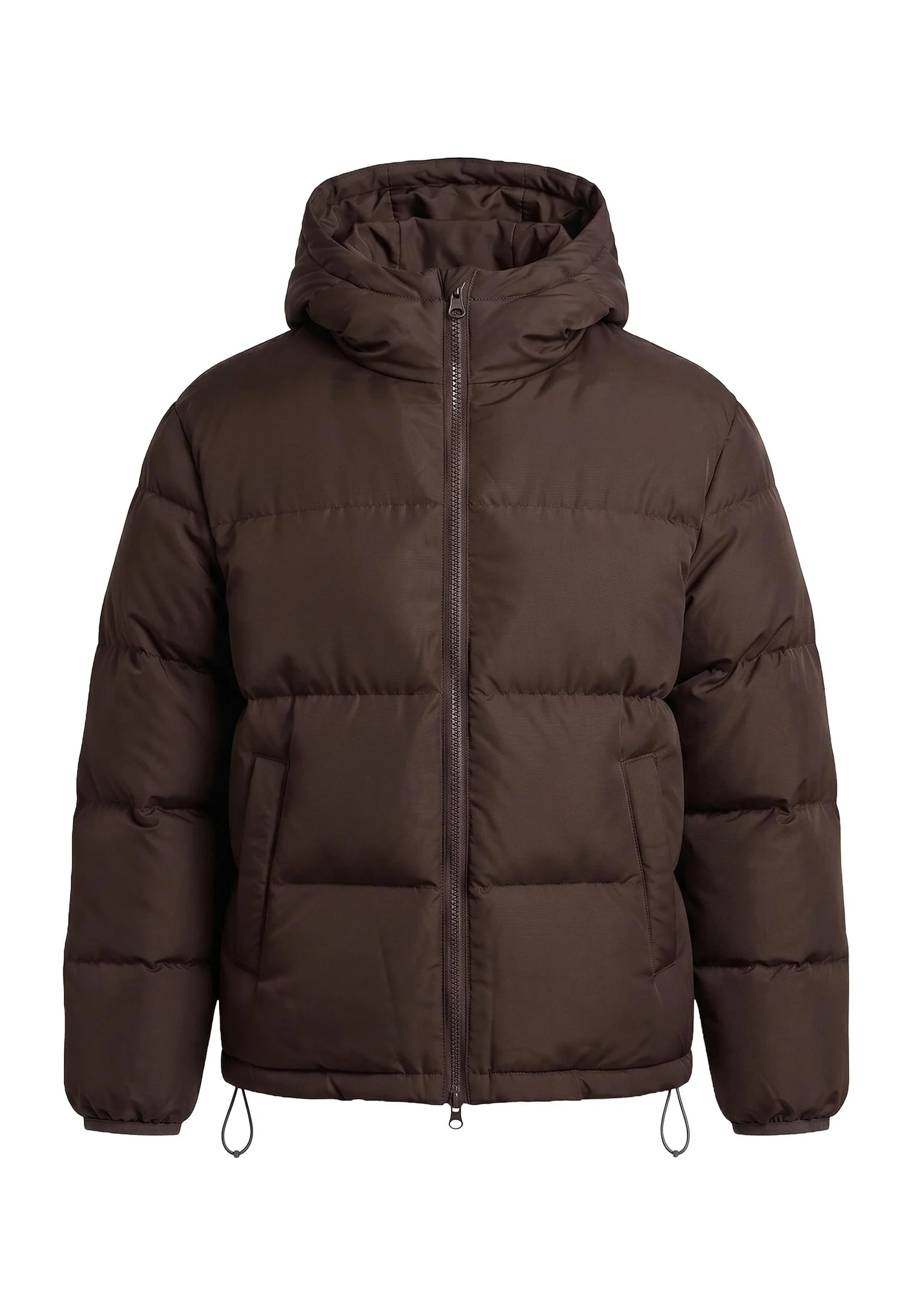 Basic Puffer Jacket with Hood