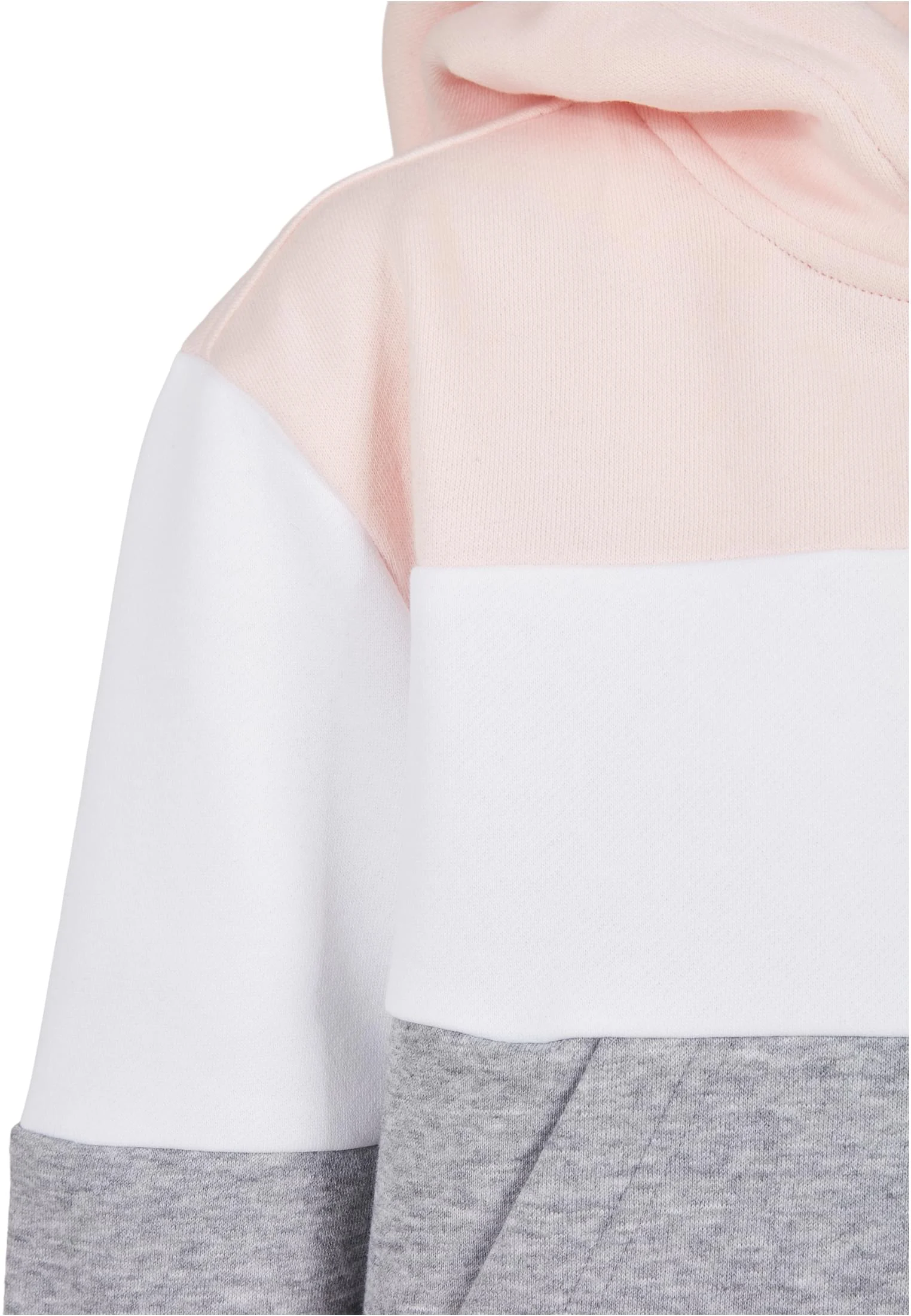 Girls Oversized 3-Tone Hoody
