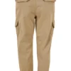 Girls High Waist Cargo Pants