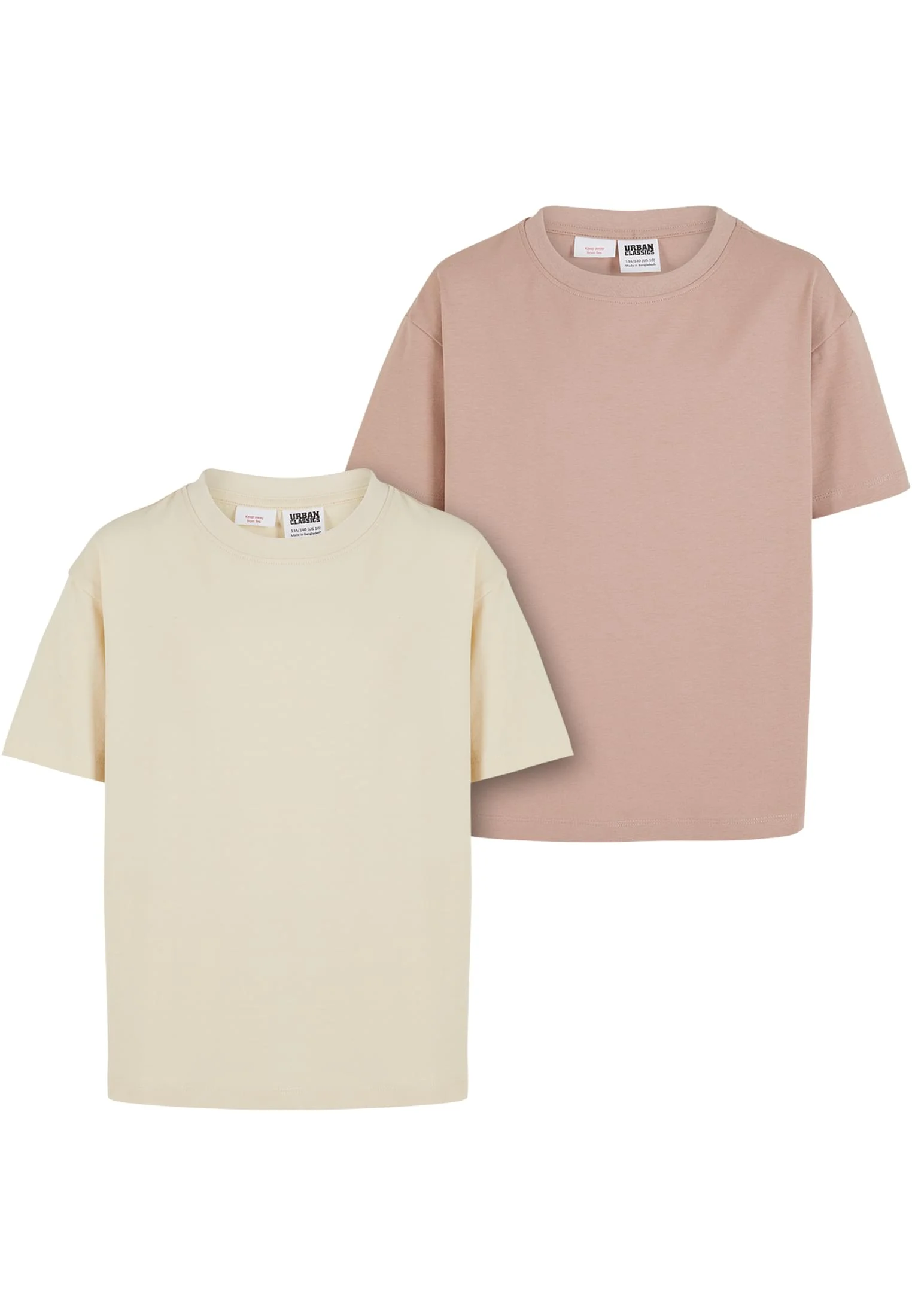 Girls Oversized Boyfriend Tee 2-Pack