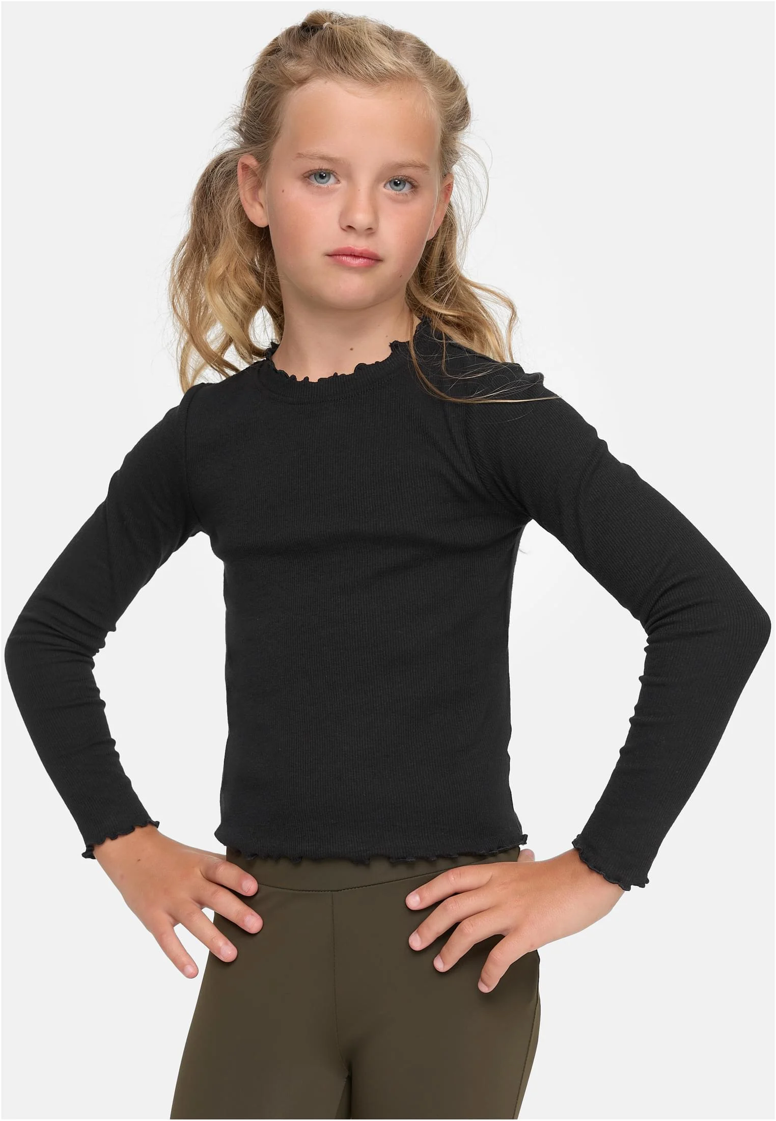 Girls Short Rib Longsleeve 3 Pack