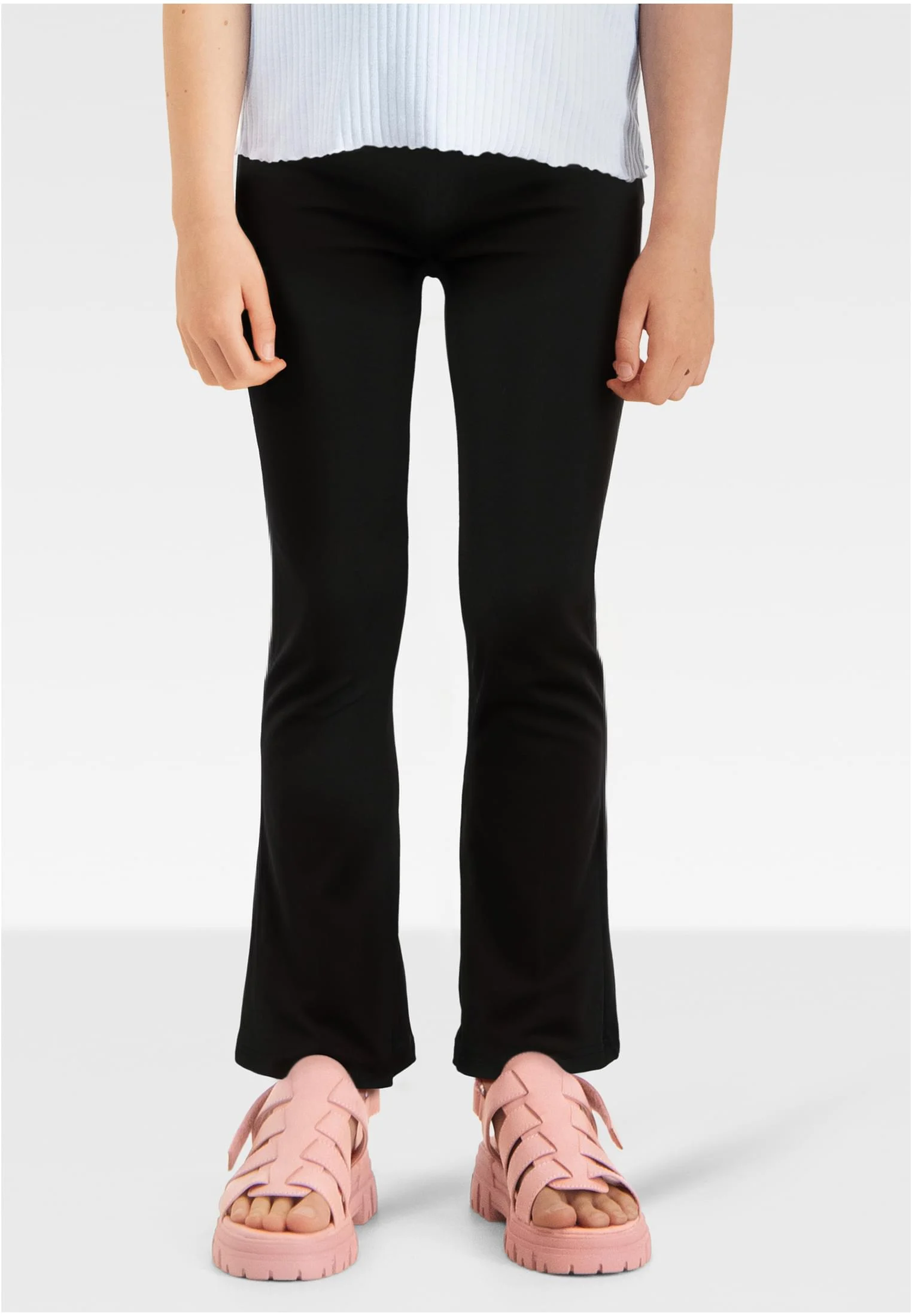 Girls Essentials High Waist Flared Leggings