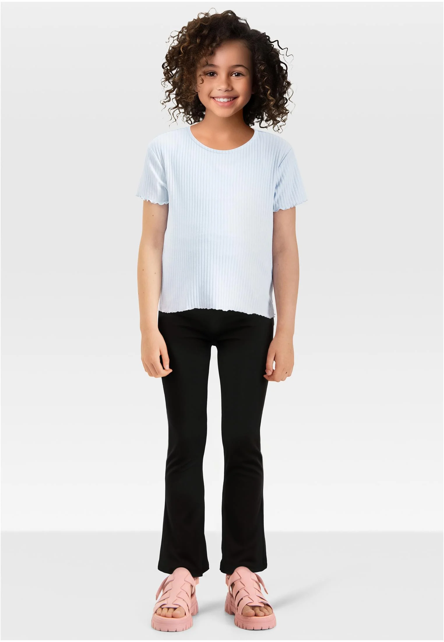 Girls Essentials High Waist Flared Leggings
