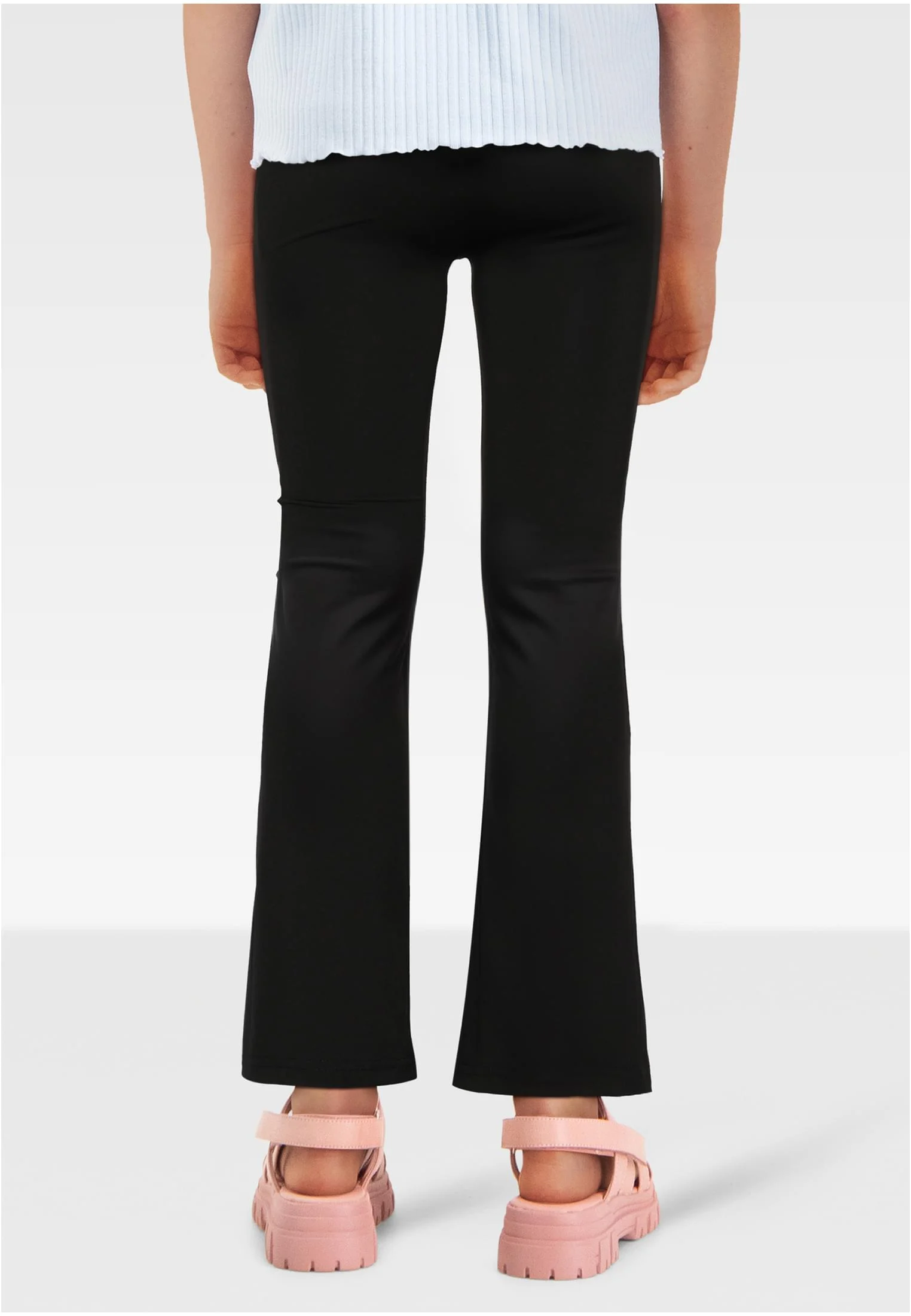 Girls Essentials High Waist Flared Leggings